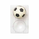 Поликарбонатна форма футболна топка Ø 120 MM 275 X 175 X 22 MM Decora