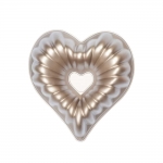Метална форма за кекс сърце 28x27х10h cm Decora