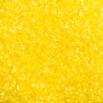 Цветни захарни кристали жълто 100гр Decora