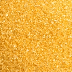 Цветни захарни кристали златно 100гр Decora