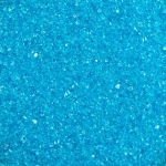 Цветни захарни кристали синьо 100гр Decora